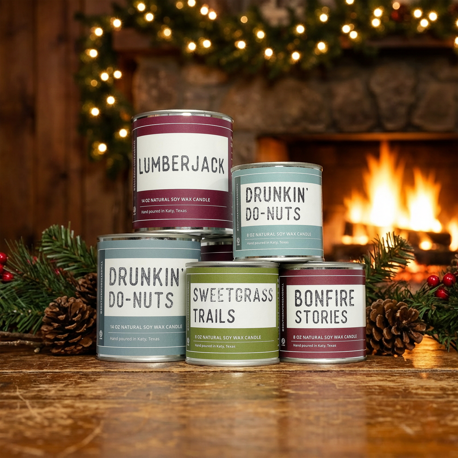 Hand Poured Soy Candles & Melts